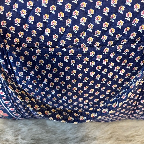 Vintage VERA BRADLEY Royal 1992 Business Bag Tech Laptop Handled Case Indiana - Picture 3 of 17